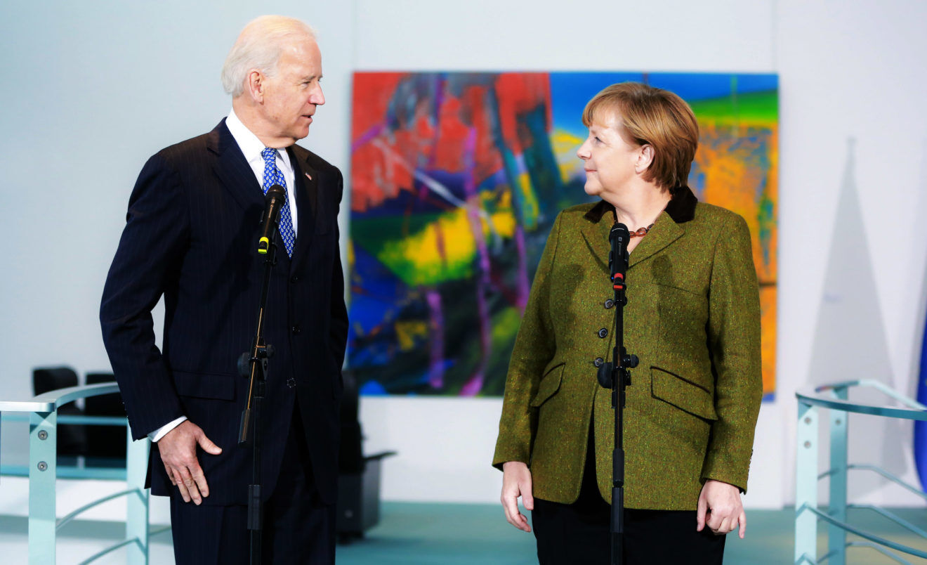 Pressing German-US issues as Merkel meets with Biden